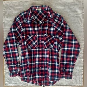 Cotton Candy Plaid Flannel - Medium
